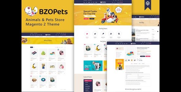 BzoPets - Animals & Pets Store Magento 2 Theme