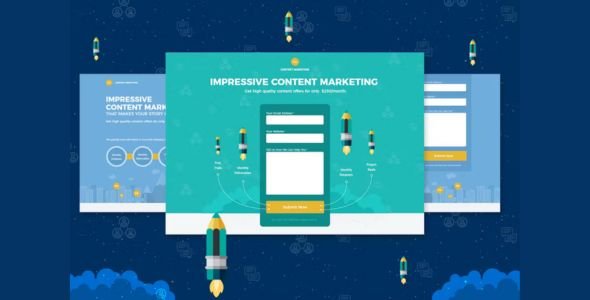 Content Marketing Unbounce Landing Page