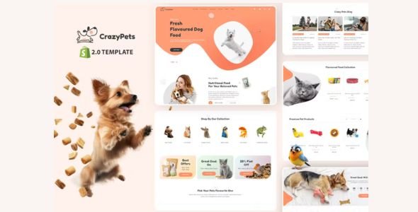 Crazy Pets - Dog Kennels, Pets Shop Shopify Theme